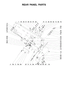 Rear Panel Parts parts for Maytag Washer MXR20PDAAS from AppliancePartsPros.com