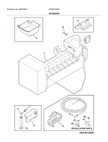 Ice Maker parts for Electrolux Bottom-Mount Refrigerator EI23BC32SS4 from AppliancePartsPros.com