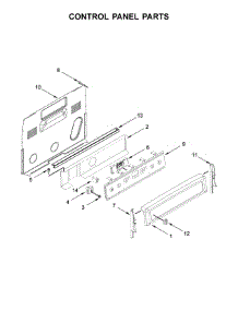 Control Panel Parts parts for Maytag Electric Range MER8800FZ2 from AppliancePartsPros.com