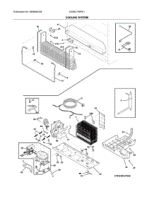 System parts for Electrolux Bottom-Mount Refrigerator E23BC79SPS1 from AppliancePartsPros.com