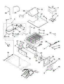 Upper Unit Parts parts for Thermador Side-By-Side Refrigerator KBUDT4270A/02 from AppliancePartsPros.com