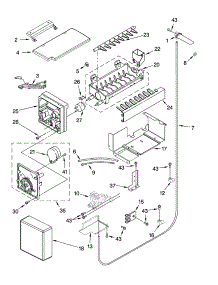 Icemaker Parts parts for Thermador Side-By-Side Refrigerator KBUDT4270A/02 from AppliancePartsPros.com
