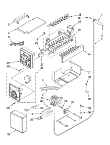 Icemaker Parts parts for Thermador Side-By-Side Refrigerator KBUDT4265E/04 from AppliancePartsPros.com