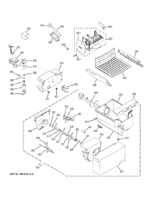 Ice Maker & Dispenser parts for Hot Point Side-By-Side Refrigerator HSS25GFTCBB from AppliancePartsPros.com