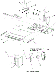 Compressor parts for Maytag Side-By-Side Refrigerator PSD265LGES-PPSD265GS1 from AppliancePartsPros.com