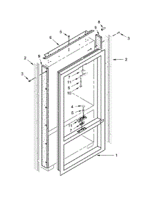 Cabinet Trim Parts parts for Jenn-Air Bottom-Mount Refrigerator JF42NXFXDE00 from AppliancePartsPros.com
