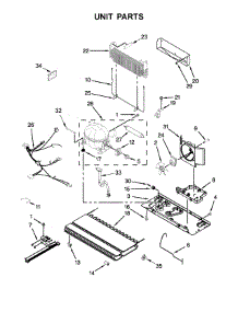 Unit Parts parts for Jenn-Air Bottom-Mount Refrigerator JFC2089BEM01 from AppliancePartsPros.com