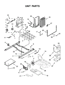 Unit Parts parts for Maytag Side-By-Side Refrigerator MSS25C4MGZ00 from AppliancePartsPros.com