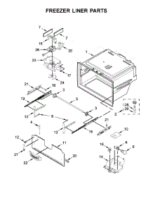 Freezer Liner Parts parts for Jenn-Air Bottom-Mount Refrigerator JFI2089AEP14 from AppliancePartsPros.com