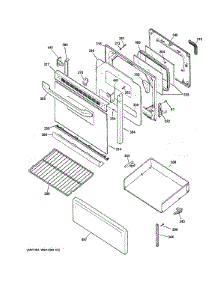 Door & Drawer Parts parts for Hot Point Electric Range RB720DH2BB from AppliancePartsPros.com
