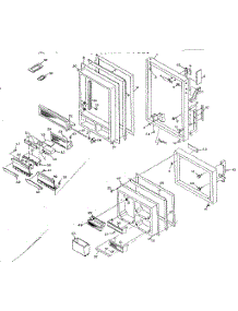 Door Parts parts for Kenmore Refrigerator 106.R14GP (106R14GP, 106 R14GP) from AppliancePartsPros.com