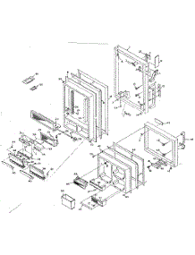 Door Parts parts for Kenmore Refrigerator 106.R16GL1 (106R16GL1, 106 R16GL1) from AppliancePartsPros.com