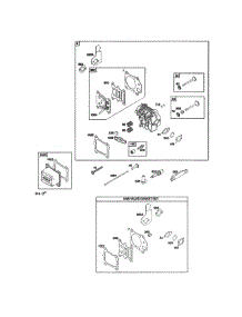 Head-Cylinder / Valve Gasket Set parts for Briggs & Stratton Lawn & Garden Engine 121Q02-0064-F1 from AppliancePartsPros.com