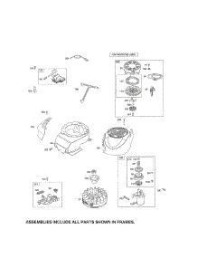 Rewind & Motor Starters / Flywheel parts for Briggs & Stratton Lawn & Garden Engine 126T05-1252-EX from AppliancePartsPros.com