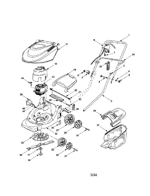 13" Electric Mower Parts For Bolens Gas Walk-Behind Mower 136 From Appliancepartspros.Com