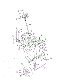 Steering parts for Yard-Man Front-Engine Lawn Tractor 13AN771G755 from AppliancePartsPros.com