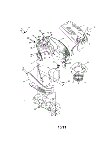 Hood / Bumper parts for Yard-Man Front-Engine Lawn Tractor 13AT604G701 from AppliancePartsPros.com