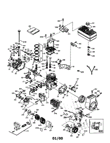 Engine parts for Craftsman Lawn & Garden Engine 143008001 from AppliancePartsPros.com