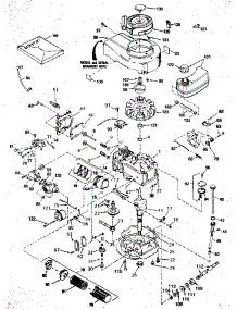 Replacement Parts parts for Craftsman Lawn & Garden Engine 143394012 from AppliancePartsPros.com