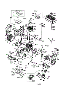 Craftsman 4-Cycle Engine parts for Craftsman Lawn & Garden Engine 143991103 from AppliancePartsPros.com