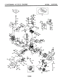Craftman 4-Cycle Engine parts for Craftsman Lawn & Garden Engine 143991203 from AppliancePartsPros.com