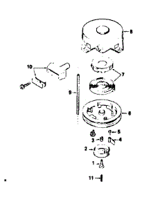 Rewind Starter No. 590420 Parts For Tecumseh Lawn & Garden Engine 1631 From Appliancepartspros.Com