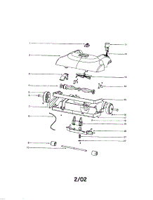 Hood / Base parts for Eureka Upright Vacuum 2270B from AppliancePartsPros.com