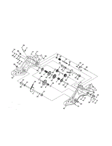 Gear Case parts for Craftsman Rear-Tine Tiller 247299320 from AppliancePartsPros.com