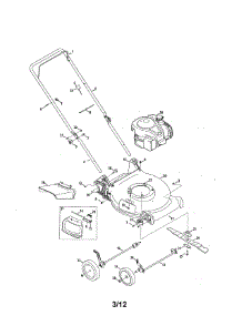 Lawn Mower parts for Craftsman Gas Walk-Behind Mower 24737000 from AppliancePartsPros.com