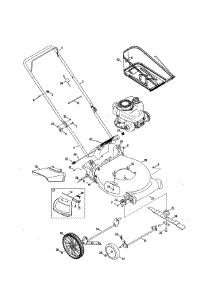Lawn Mower parts for Craftsman Gas Walk-Behind Mower 247374600 from AppliancePartsPros.com