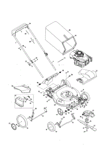 Lawn Mower parts for Craftsman Gas Walk-Behind Mower 247377050 from AppliancePartsPros.com