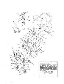 Frame / Handle parts for Yard-Man Chipper Shredder 24A-203C701 from AppliancePartsPros.com