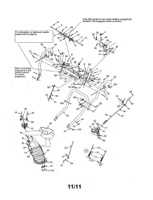 Handles / Chute parts for Yard-Man Gas Snowblower 31AE9P3I801 from AppliancePartsPros.com