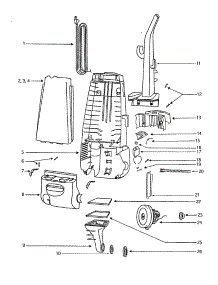 Motor Cover Assembly parts for Eureka Upright Vacuum 4336ATH from AppliancePartsPros.com