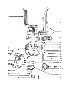 Motor Cover parts for Eureka Upright Vacuum 4381AT-2 from AppliancePartsPros.com