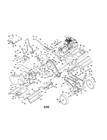 Engine / Clutch / Transmission parts for Craftsman Tiller 486252443 from AppliancePartsPros.com