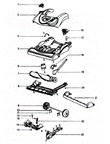 Brush Assy parts for Eureka Upright Vacuum 4870RZ from AppliancePartsPros.com