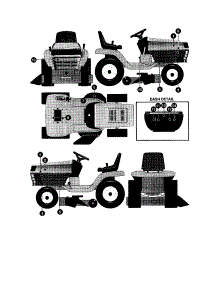 Decal Assembly Ii parts for Yard King Front-Engine Lawn Tractor 50565X89 from AppliancePartsPros.com