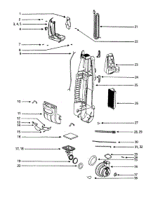 Motor Cover parts for Eureka Upright Vacuum 5194ATS from AppliancePartsPros.com