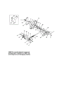 Spindle Assembly Parts For Bolens Edger 550 From Appliancepartspros.Com