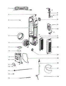 Housing / Motor parts for Eureka Upright Vacuum 5840A from AppliancePartsPros.com