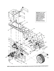 Frame / Drive Belt / Transmission Parts For Mtd Front-Engine Lawn Tractor 607 From Appliancepartspros.Com