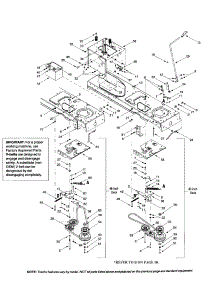 Lower Frame / Decks-Manual Pto Parts For Mtd Front-Engine Lawn Tractor 608 From Appliancepartspros.Com