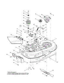 Deck Parts For Mtd Front-Engine Lawn Tractor 608 From Appliancepartspros.Com