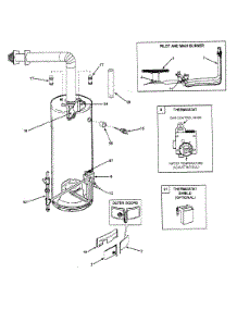 Water Heater parts for Reliance Gas Water Heater 640XODS from AppliancePartsPros.com