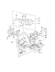 Handle / Cover Parts For Solo Gas Chainsaw 645 From Appliancepartspros.Com