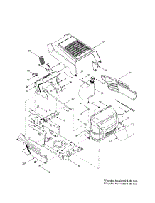 Hood 662 / 663 / 682 / 683 Parts For Mtd Front-Engine Lawn Tractor 665 From Appliancepartspros.Com