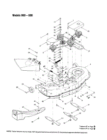 46" Deck Shell / Chute Parts For Bolens Front-Engine Lawn Tractor 665 From Appliancepartspros.Com