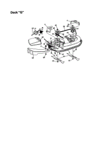 Deck "G" Parts For Mtd Front-Engine Lawn Tractor 665 From Appliancepartspros.Com