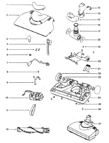 Brush Assy parts for Eureka Canister Vacuum 6852A from AppliancePartsPros.com